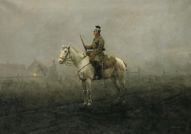 Antoni Piotrowski Lurking in fog Germany oil painting art